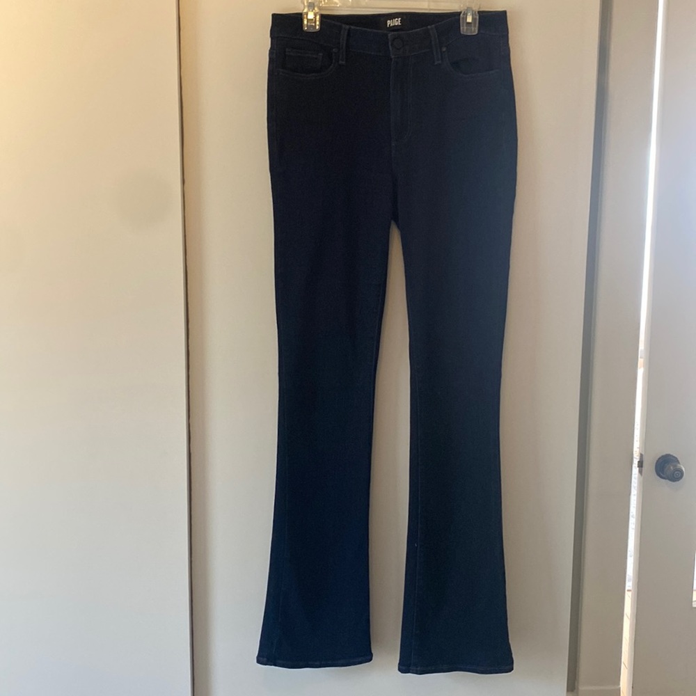 Paige High Rise Manhattan, bootcut jean, size 30, excellent condition.